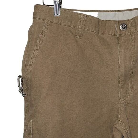 Columbia Mens Tan Stonewashed Cargo Work Pants -Size 34X32 - Picture 2 of 16